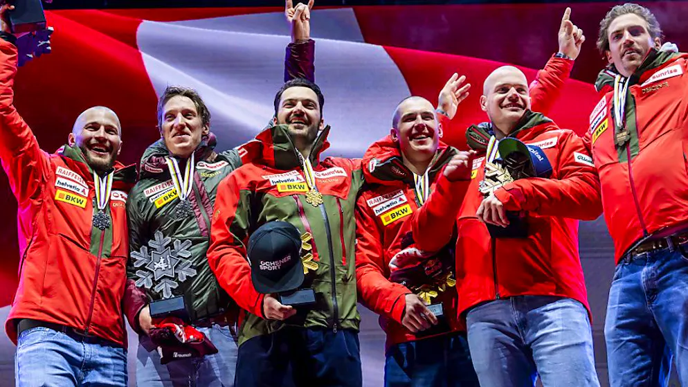 Nach Gold, Silber und Bronze. Schweizer zelebrieren ihre Festspiele an der WM in Saalbach