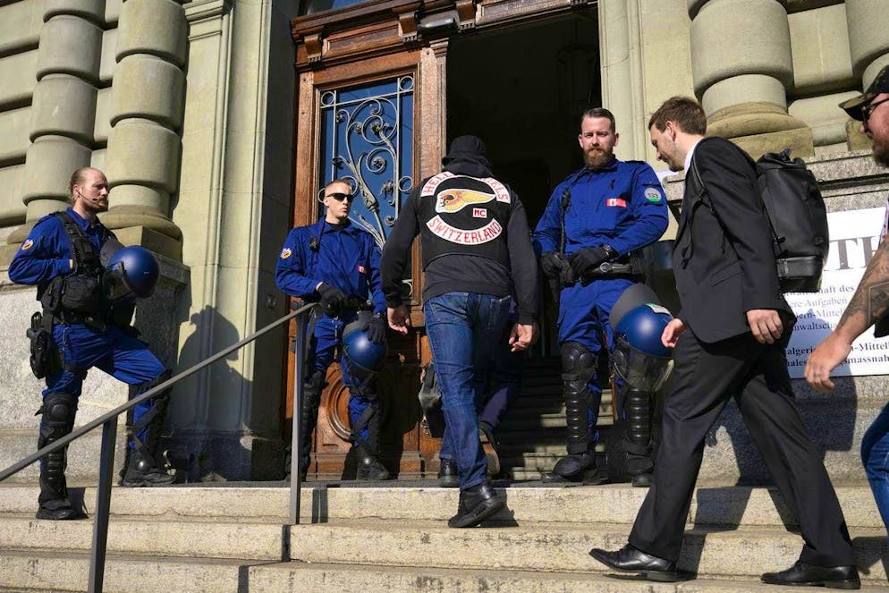 The Bern High Court confirms the guilty verdicts in the biker trial. (Keyxt/Stringer)