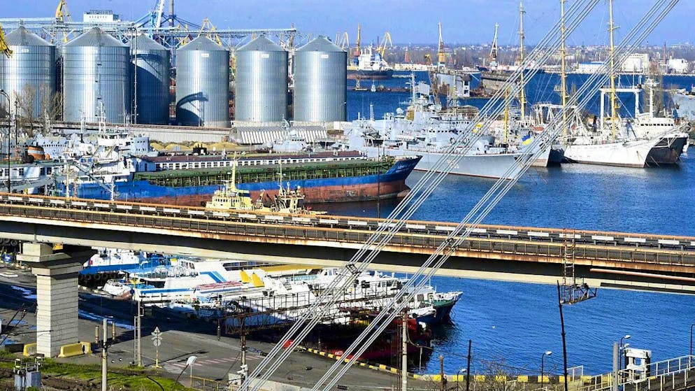 ARCHIVE - The port of Odessa (archive photo). Photo: Jussi Nukari/Lehtikuva/dpa