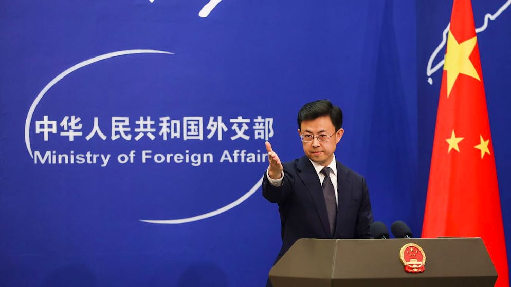 Il portavoce del ministero degli esteri cinese Guo Jiakun. (Foto archivio)