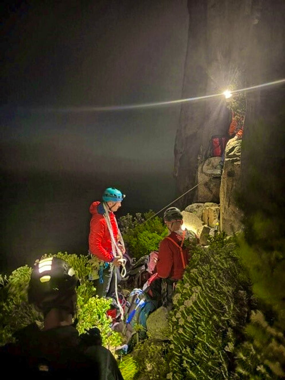 Trapped on a rock needle: Climber rescued from 
