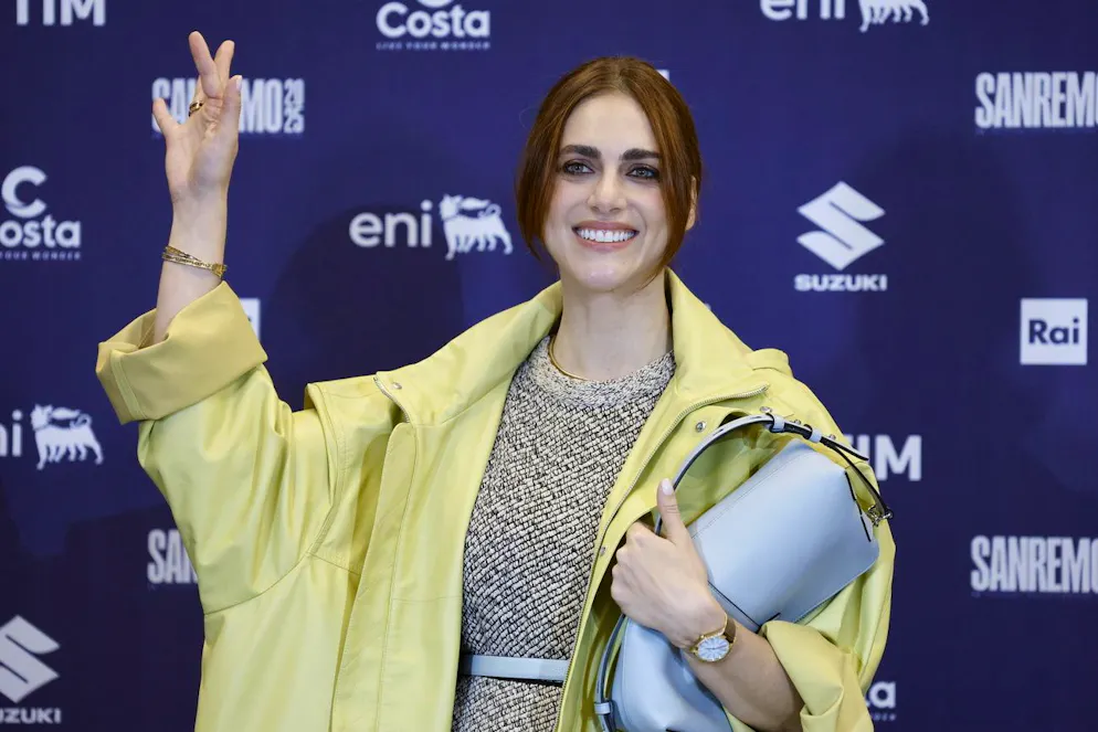 La presentatrice e attrice Miriam Leone è la co-conduttrice della terza serata del Festival firmata da Carlo Conti.