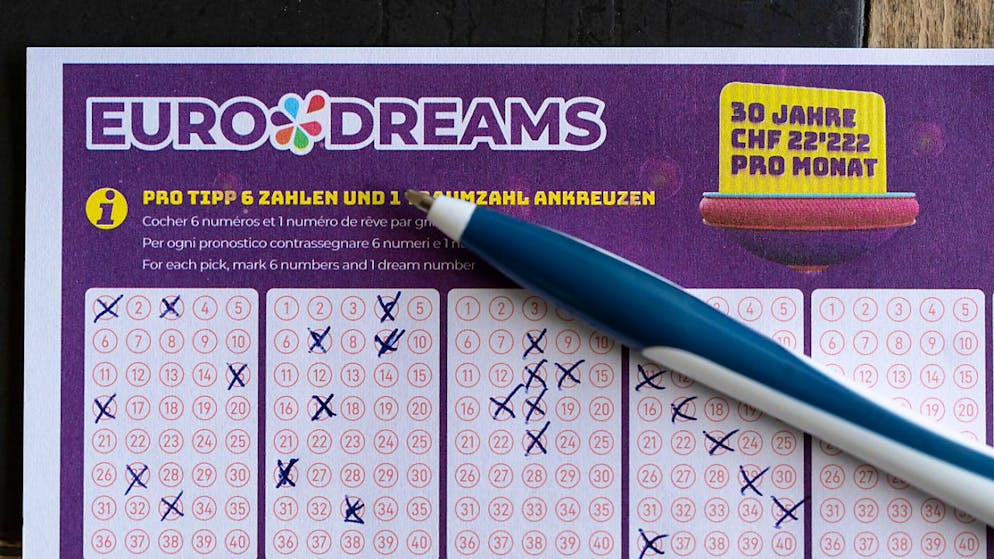 Pas de gagnant à l'Eurodreams jeudi pour une rente mensuelle de 22'222 francs (photo d'illustration).