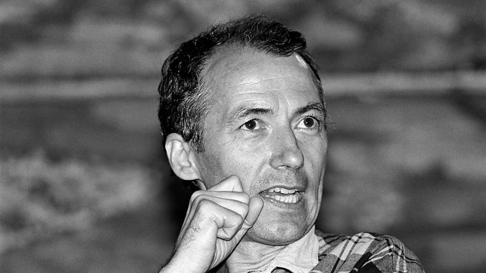 Le film le plus connu de Richard Dindo, ici en 1992 à Locarno, est sans doute "L'exécution du traître à la patrie Ernst S."