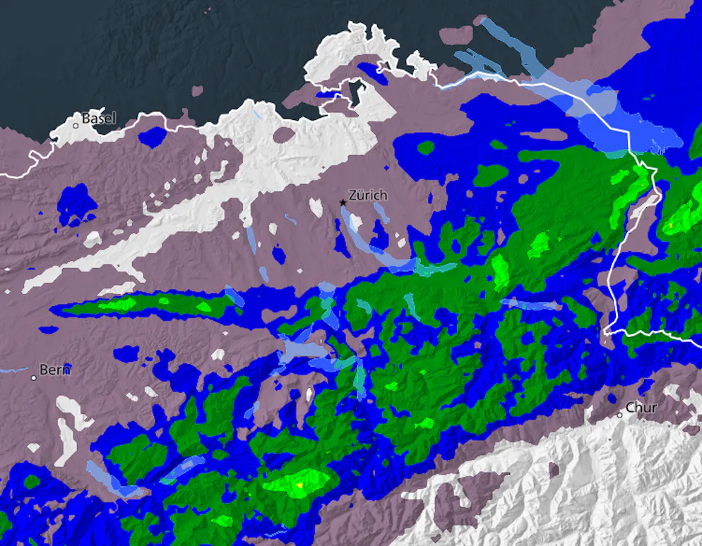 In den nächsten Tagen sind starke Niederschläge und Schnee zu erwarten. 