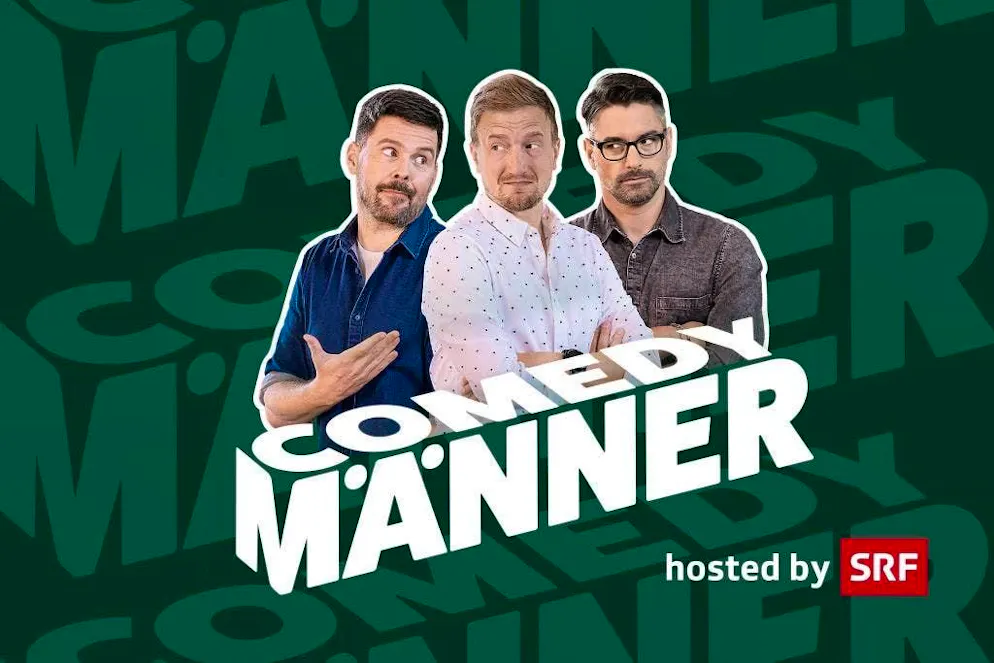 Have decided to end their podcast "Comedymänner" in summer 2025: Stefan Büsser, Michael Schweizer and Aron Herz.