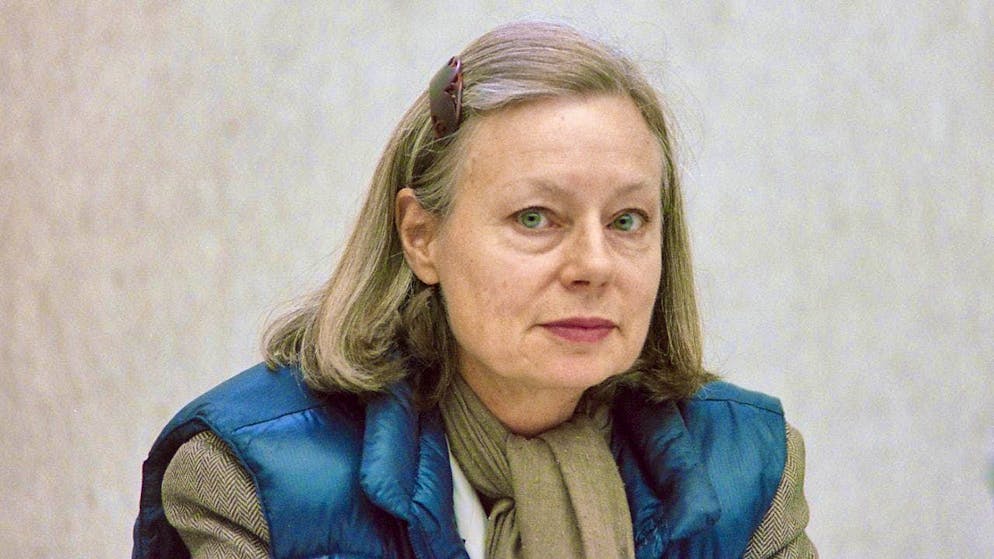The already award-winning writer Fleur Jaeggy is awarded the Swiss Grand Prix for Literature. The picture shows the writer in 1998 (archive photo)