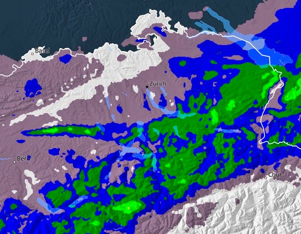 Heavy precipitation and snow are expected over the next few days. 