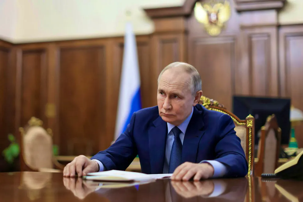 Can hope that Ukraine will not become a Nato member: Russian President Vladimir Putin. (archive picture)