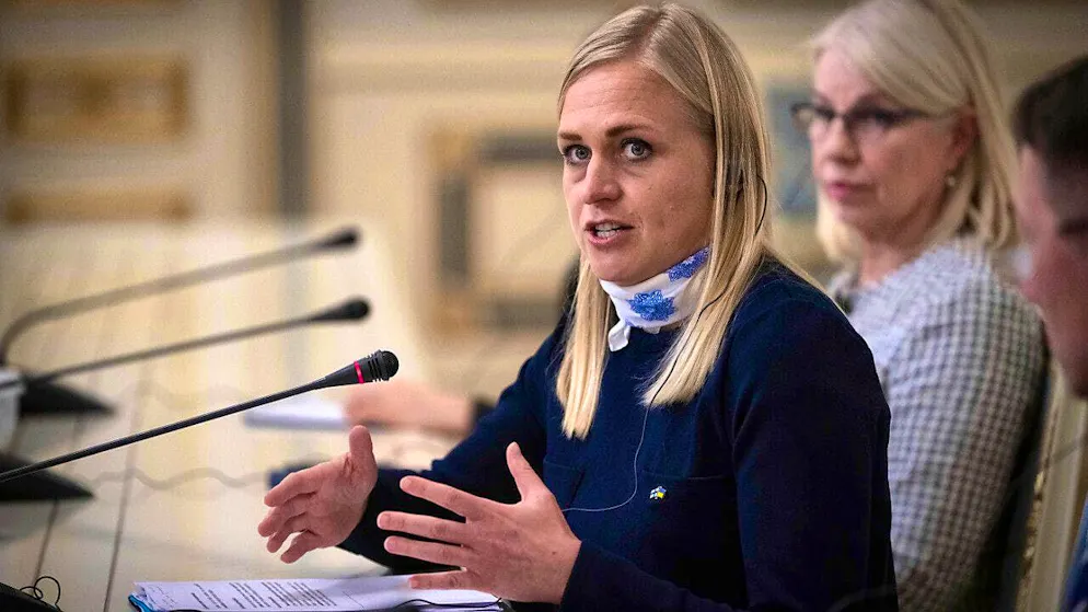 ARCHIVE - Finland's Foreign Minister Elina Valtonen speaks during her meeting with the Ukrainian President in Kiev. Photo: Efrem Lukatsky/AP/dpa