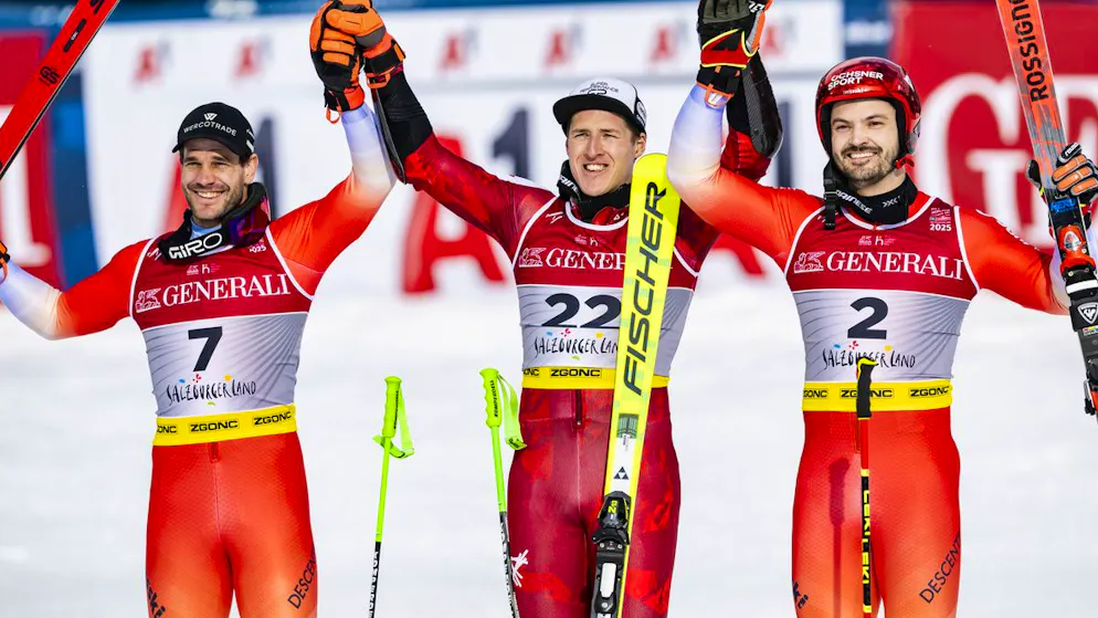 Giant slalom sensation. Haaser completely surprising world champion - Tumler takes silver, Meillard bronze
