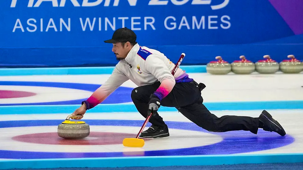 The Philippine team with skip Marc Pfister surprisingly wins the gold medal at the Asian Winter Games in Harbin, China