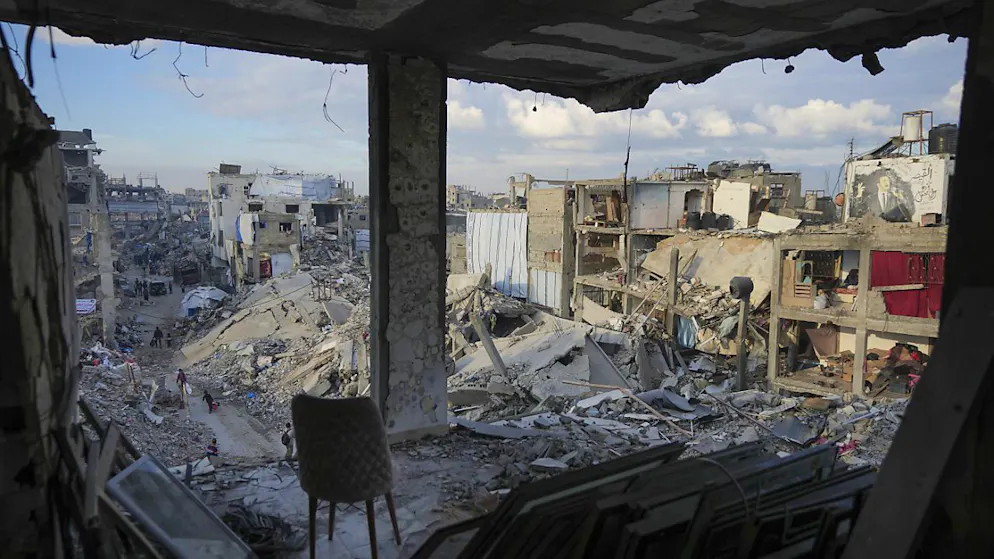 L'offensive israélienne à Gaza a fait au moins 48'222 morts, en majorité des civils, selon les données du ministère de la Santé du Hamas, jugées fiables par l'ONU. Ici les destructions à Jabaliya, dans le nord de l'enclave.