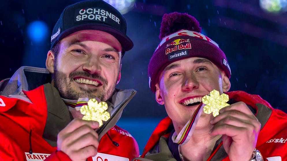 Two medals - but not full satisfaction - Gallery. He took gold in the team combined with Franjo von Allmen