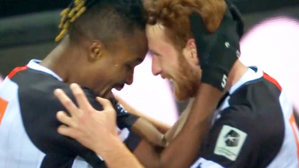 Challenge League. Aarau beat Thun in the top match and are now just one point behind the leaders