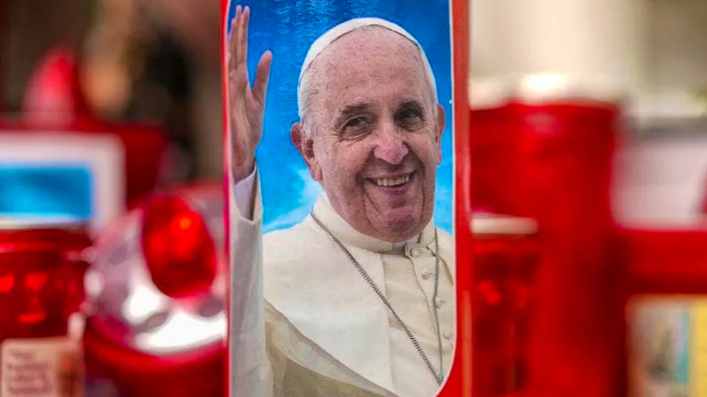 Pope Francis is in a hospital in Rome. (archive picture)