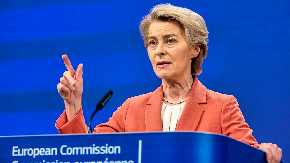 ARCHIVE - The President of the European Commission, Ursula von der Leyen. Photo: Geert Vanden Wijngaert/AP/dpa