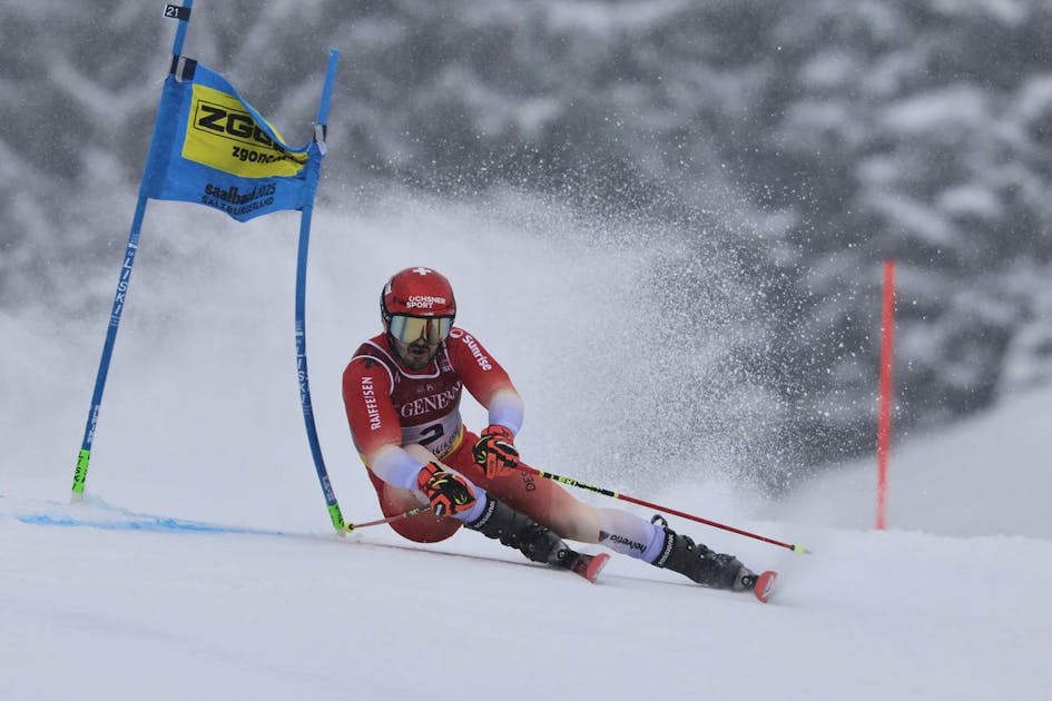 Meillard und Odermatt nach dem ersten Riesen-Lauf auf den Rängen 2 und 3 – ...