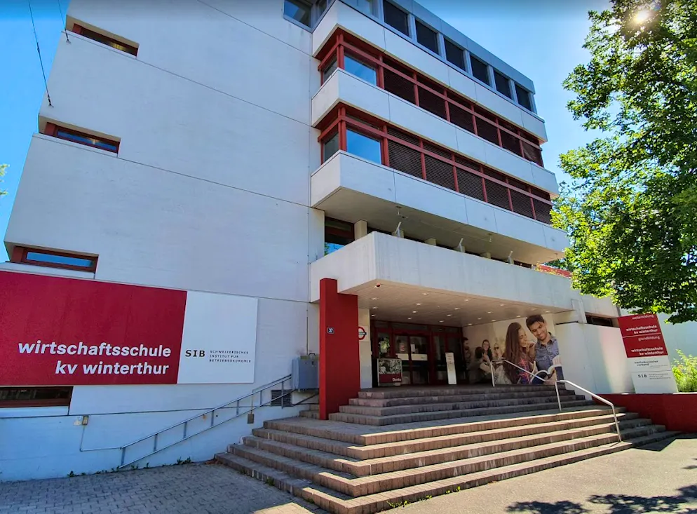 Die KV Schule Winterthur.