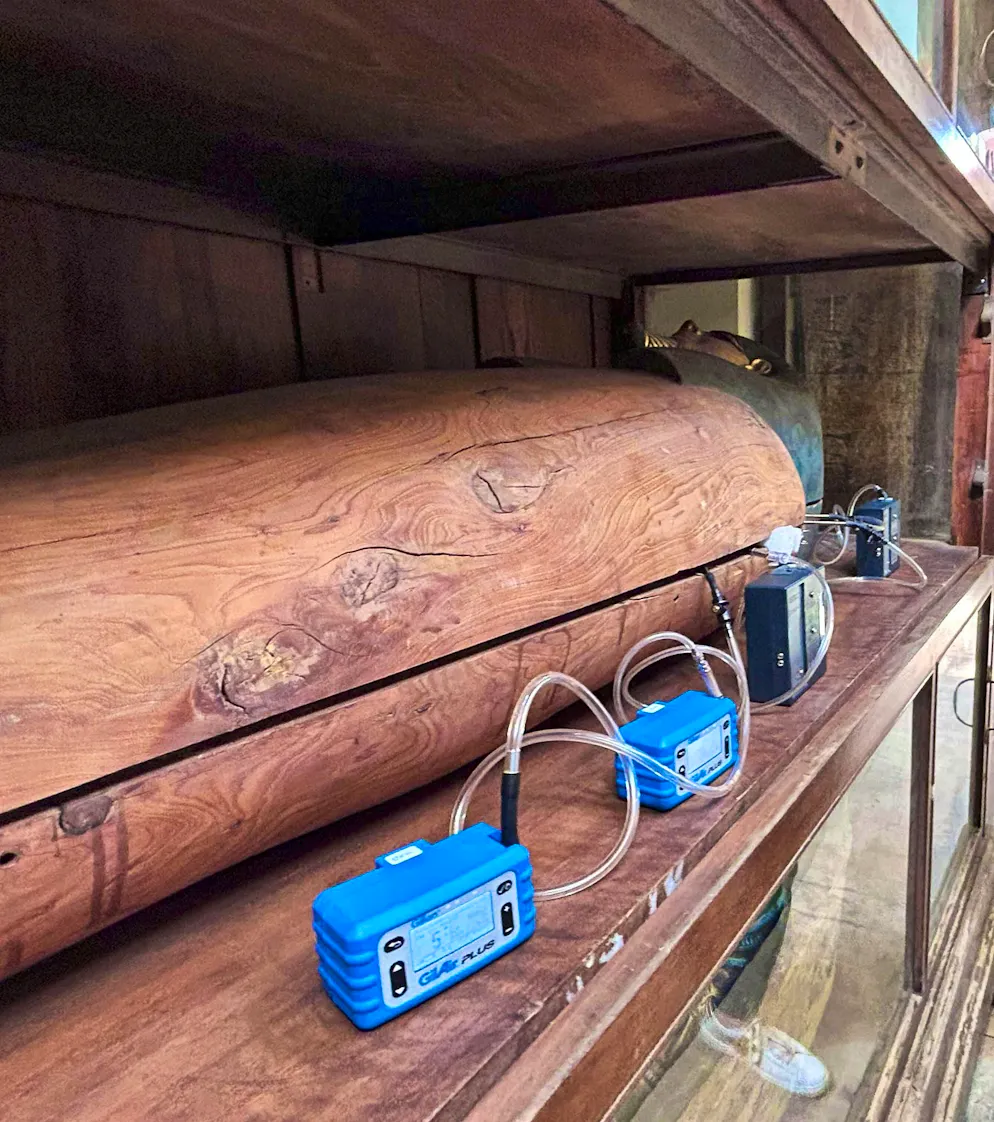 The scent of ancient Egyptian mummies. Certain devices can recognize scents.