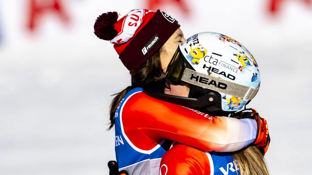 Historic day in Saalbach. Gold and silver for Switzerland: Rast crowned slalom queen ahead of Holdener