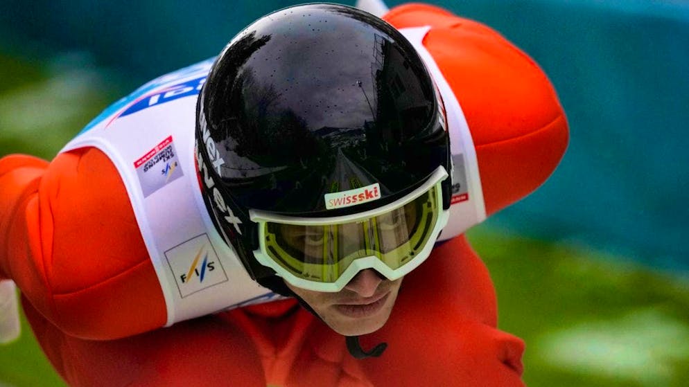 Gregor Deschwanden hopes that his equipment will arrive before the second competition in Sapporo on Sunday