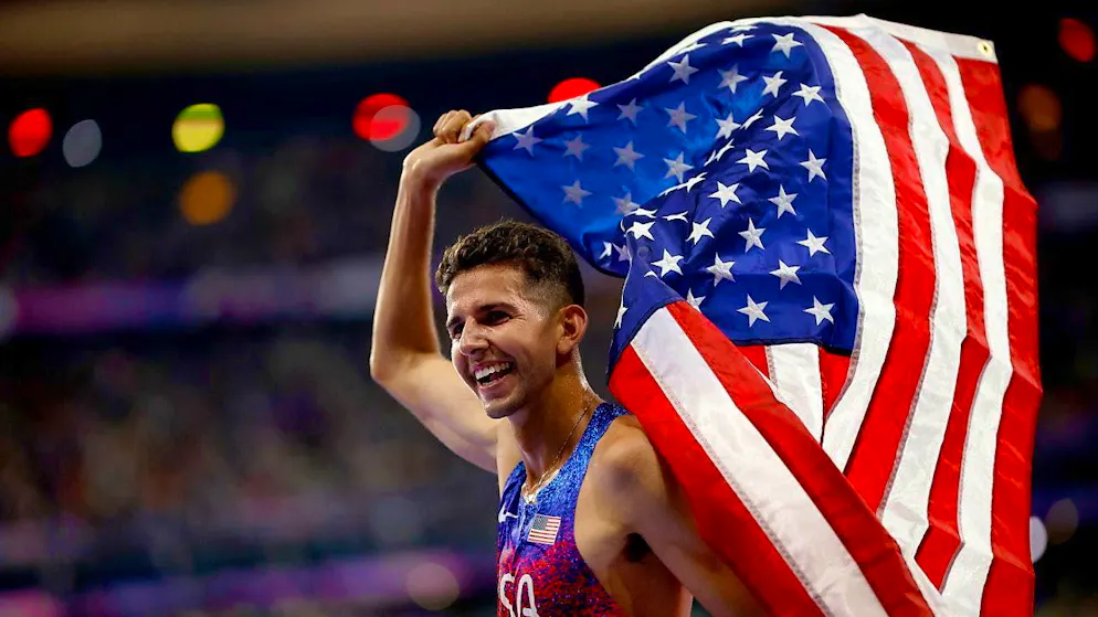 Grant Fisher in Boston with the second long-distance world record in six days