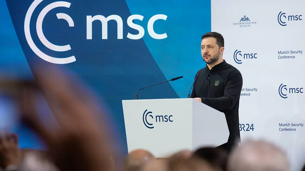 Wolodymyr Selenskyj, Präsident der Ukraine. F