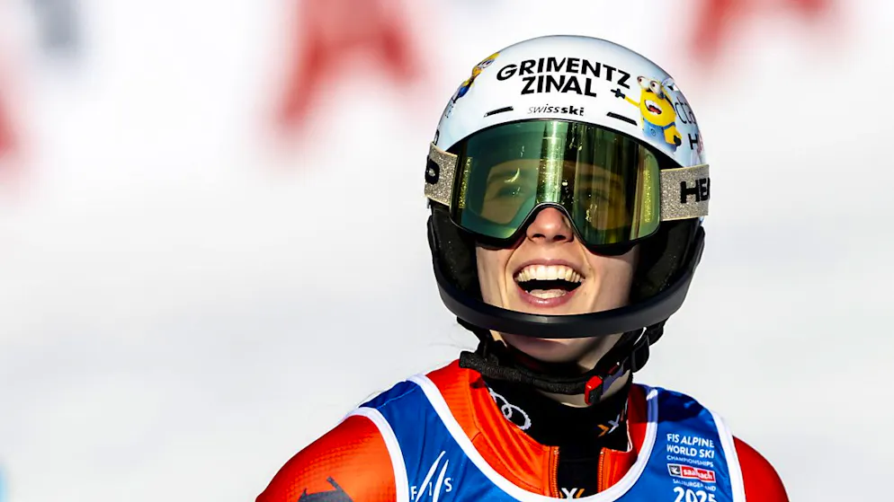 Camille Rast tat es Vreni Schneider gleich - Gallery. Das Strahlen einer Weltmeisterin