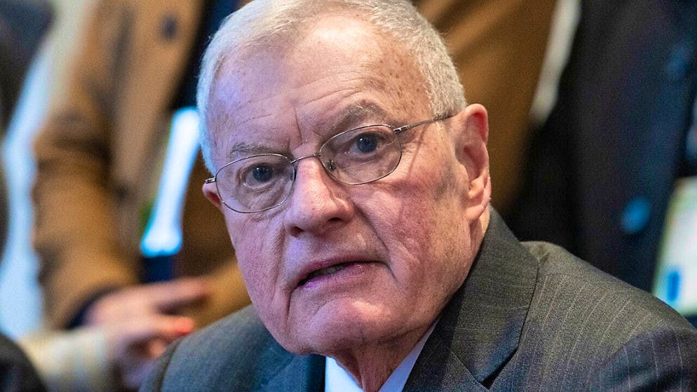 General Keith Kellogg, US Special Envoy for Ukraine, takes part in a meeting during the 61st Munich Security Conference. Photo: Boris Roessler/dpa - Pool/dpa