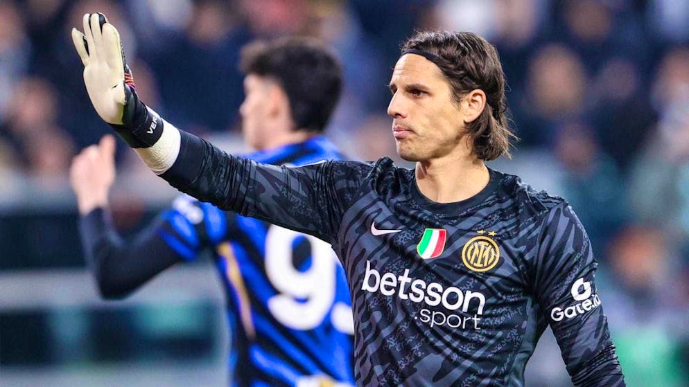 Yann Sommer and Inter Milan are beaten by Juve.