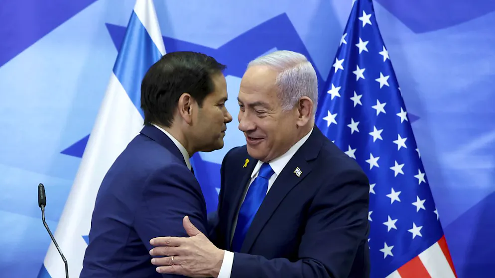 Marco Rubio a rencontré Benjamin Netanyahu pour son premier déplacement.