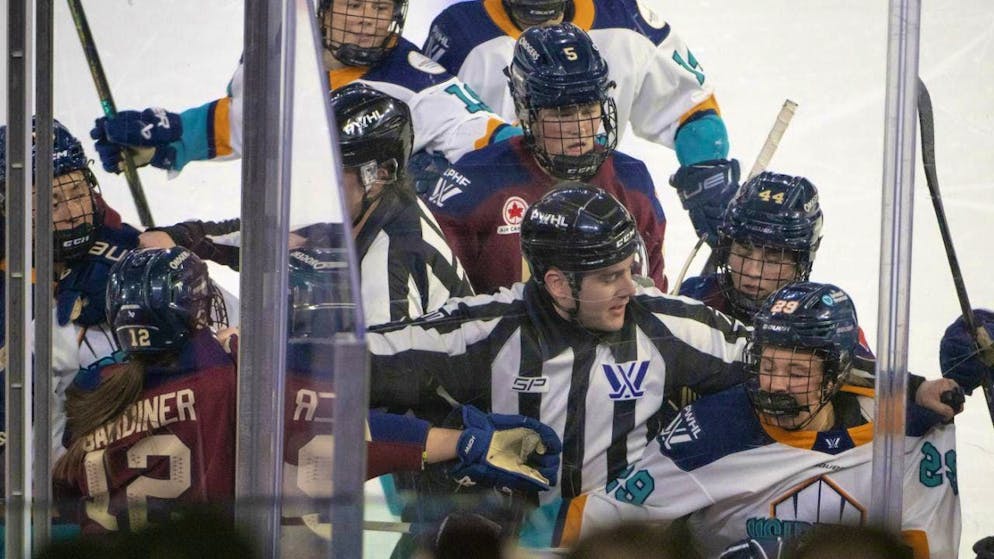 Heated atmosphere: Canada and the USA clashed with several brawls in the starting phase