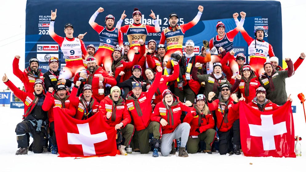 A look at the medal table. How Switzerland outclassed the competition at the World Ski Championships