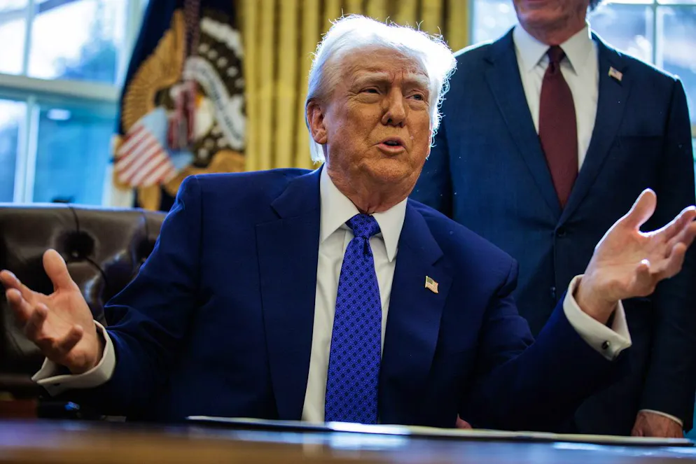 Il presidente americano Donald Trump 