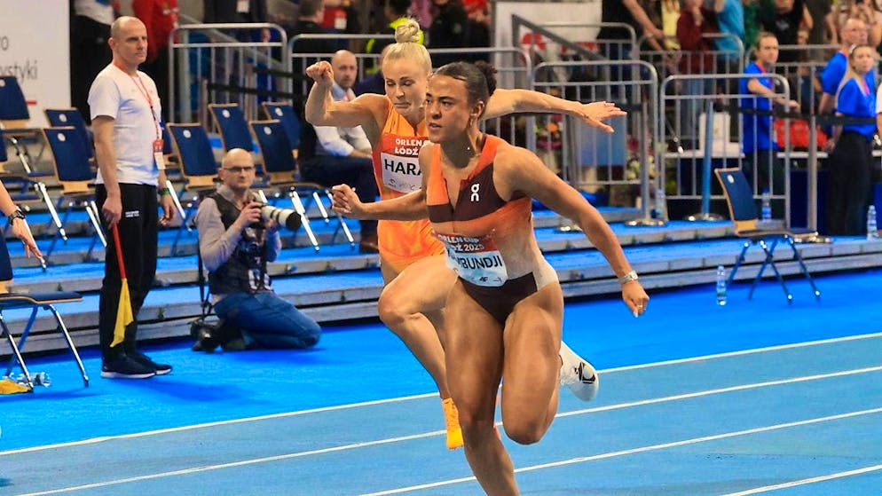 Ditaji Kambundji beats her own Swiss record in Torun (archive photo).