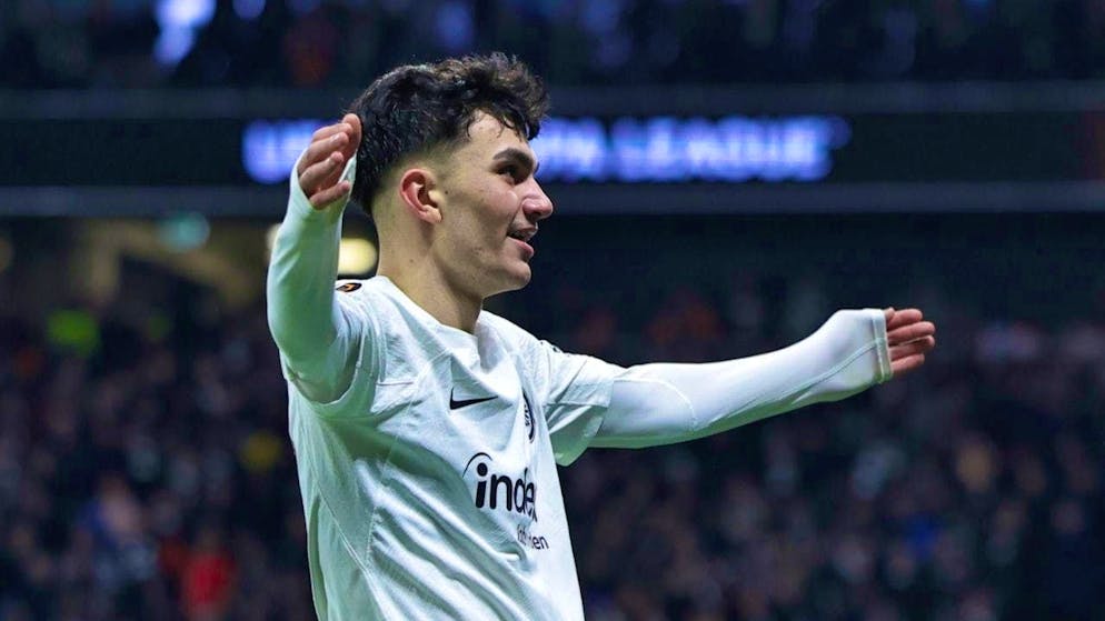 Can Uzun was one of Frankfurt's goalscorers