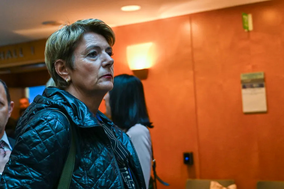 Karin Keller-Sutter lobte die Vance-Rede vom Samstag. 