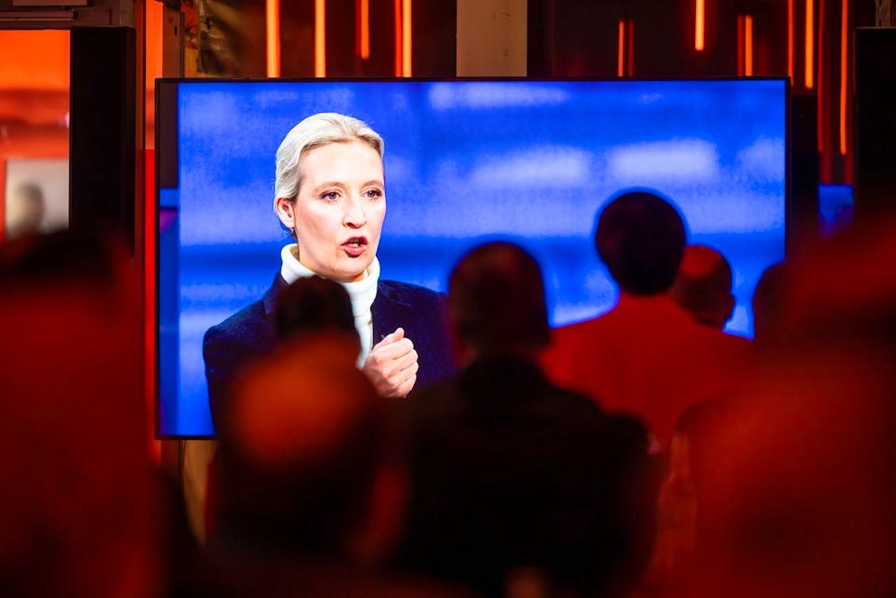 Alice Weidel setzt vor allem auf Konfrontation. 