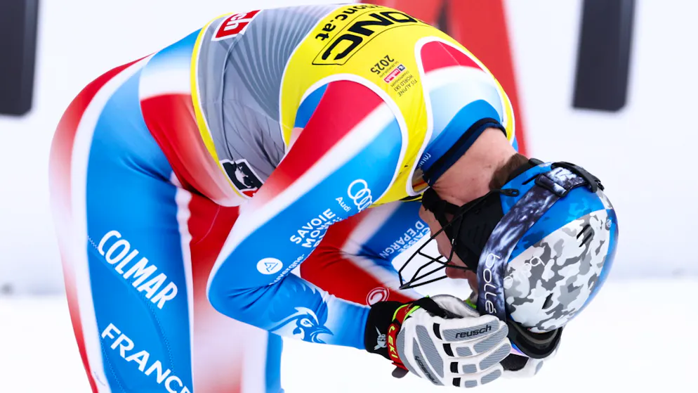 Clément Noël a été éliminé lors de la deuxième manche du slalom des Mondiaux.