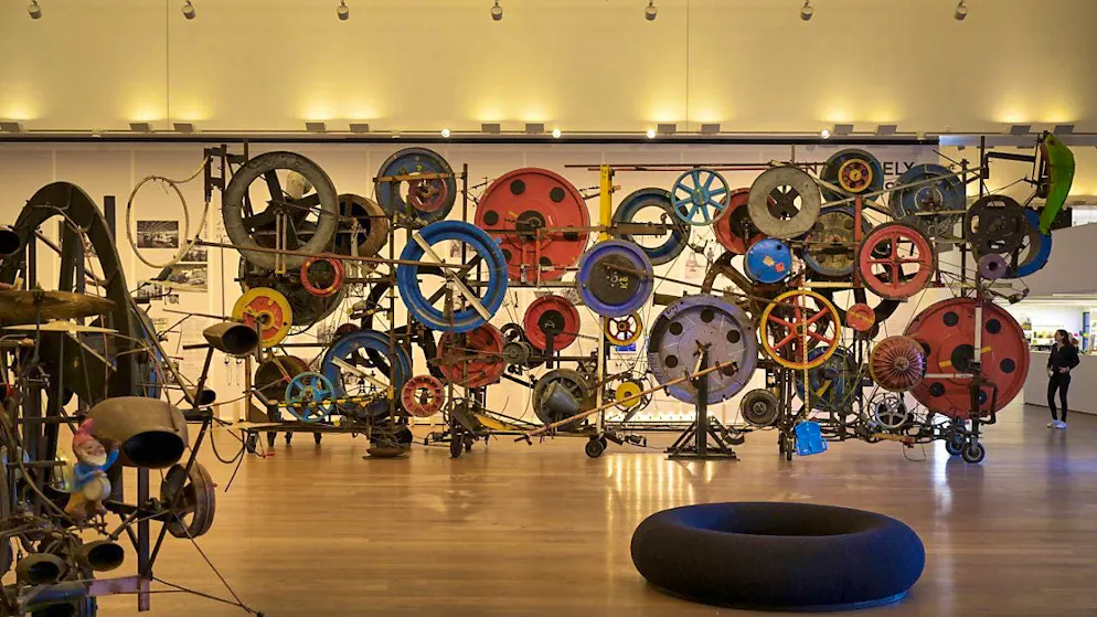 A work by Jean Tinguely in the Museum Tinguely in Basel. (archive picture)
