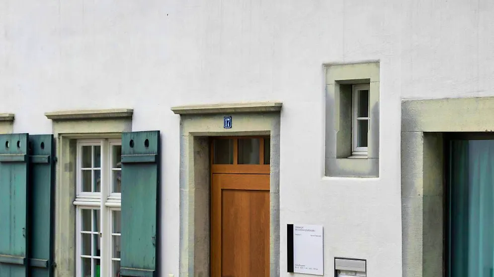 The entrance to the Schaffhausen High Court: The court upheld the discontinuation of proceedings in a rape case. (symbolic image)