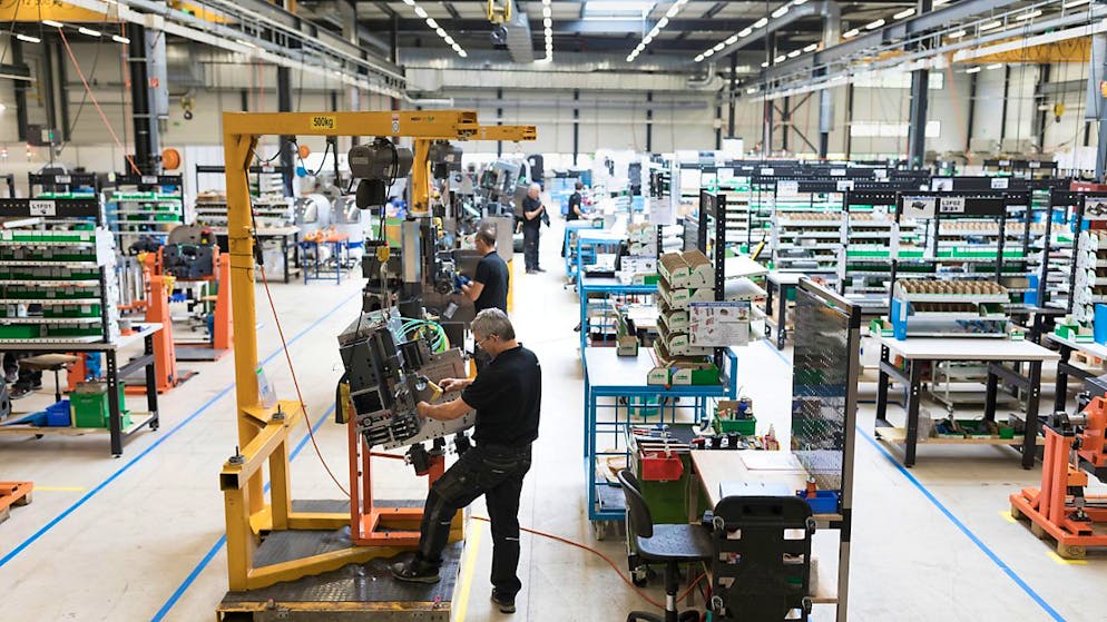 En 2024, le produit intérieur brut (PIB) de la Suisse des variations a progressé 0,8% dans son ensemble, après +1,2% l'année précédente (archives).