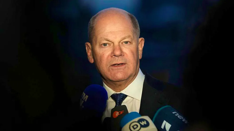For German Chancellor Olaf Scholz, considerations of a possible European peacekeeping force in Ukraine are "completely premature".