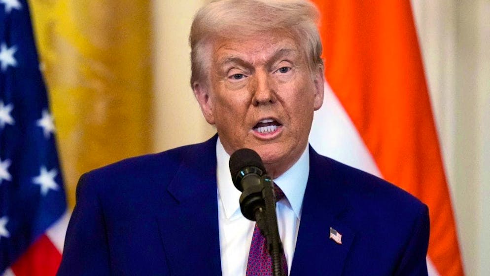 ARCHIVE - US President Donald Trump speaks. Photo: Alex Brandon/AP/dpa