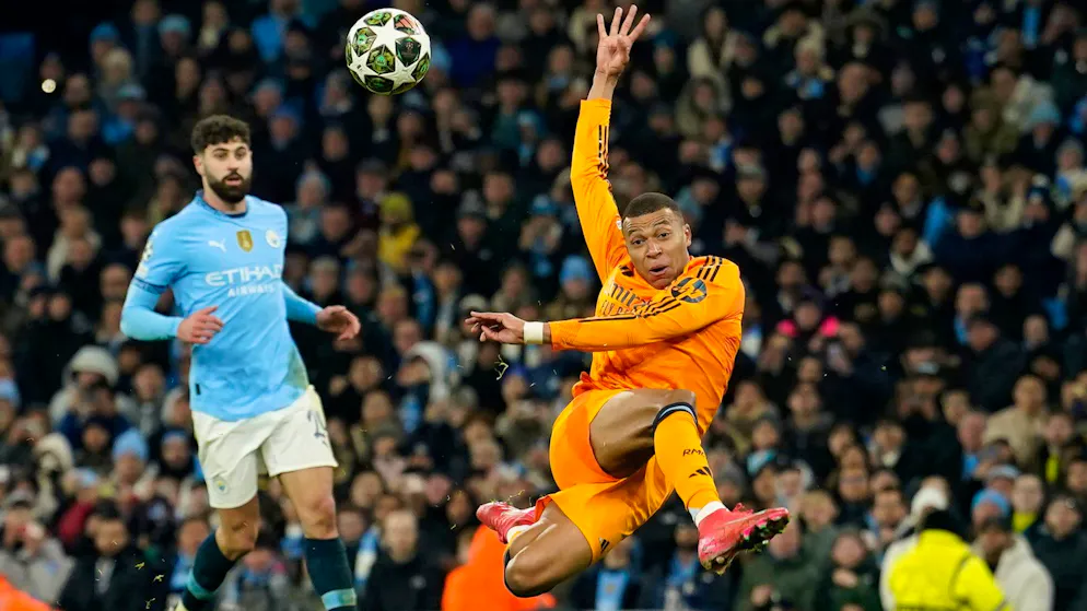 Kylian Mbappé traf gegen ManCity im Hin- und im Rückspiel.