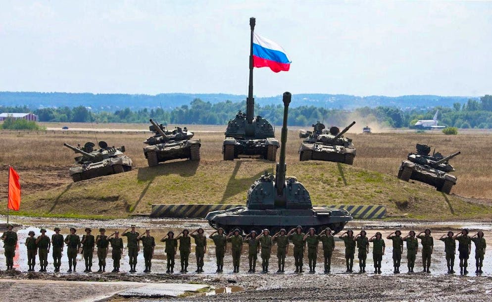 Russian arms fair in Zhukovsky: Russia is investing more than the rest of Europe combined. (archive picture)