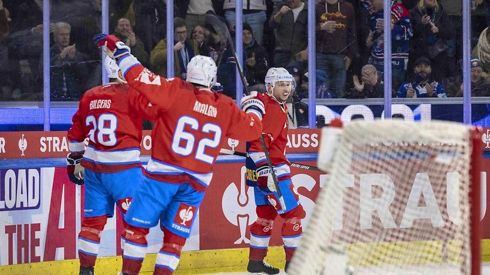 Top scorer Sven Andrighetto (right) was also decisive in the final
