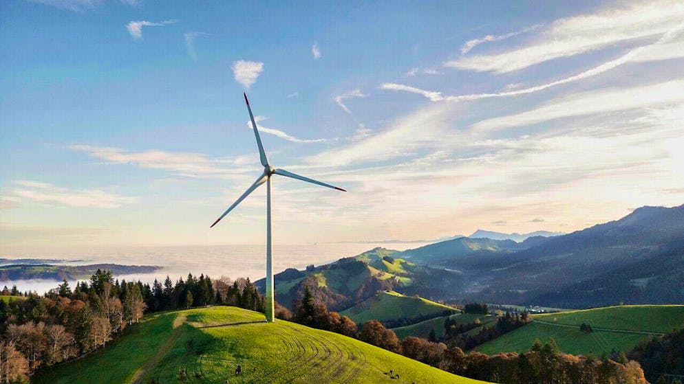 Despite record production last year, wind energy is still only of marginal importance for the electricity supply. (archive picture)