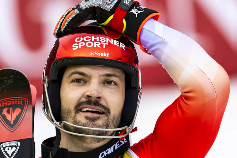 Loïc Meillard war der grosse Abräumer an der Ski-WM. Die Haare liess er aber dran.